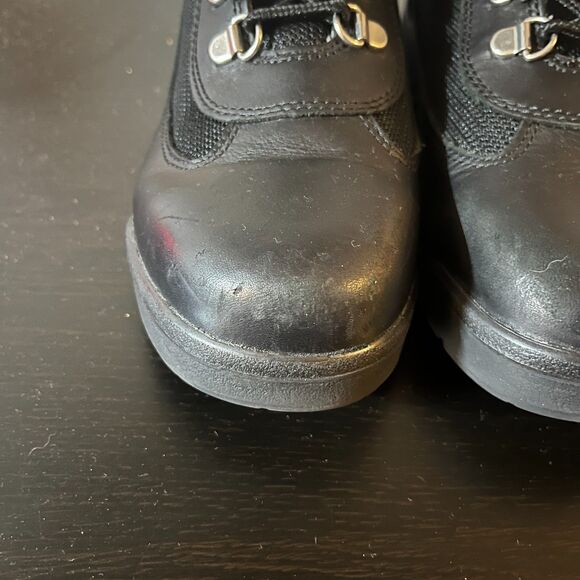 Timberland Junior Field Combat Boots Boys Black Size US 7 A6125 - Picture 3 of 12